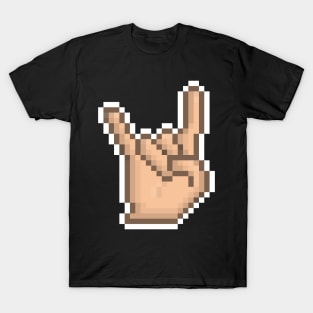 Metal Emote Pixel Art T-Shirt